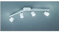 Faretto Da Soffitto 4 Led Orientabile Roubaix Bianco Trio Lighting