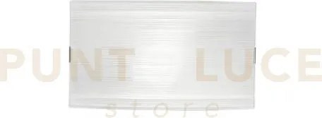 Applique a parete celine bianca 2 luci attacco e27 35x10,5x20cm vet...