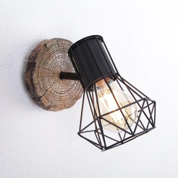 Globo 54017W-1 - Faretto da parete PRISKA 1xE27/60W/230V