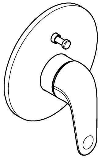 GROHE 24336001 - Miscelatore per vasca SWIFT DN 15, cromo lucido