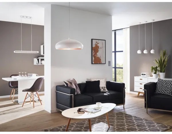 Eglo 94606 - Lampadario MOGANO 1xE27/60W/230V