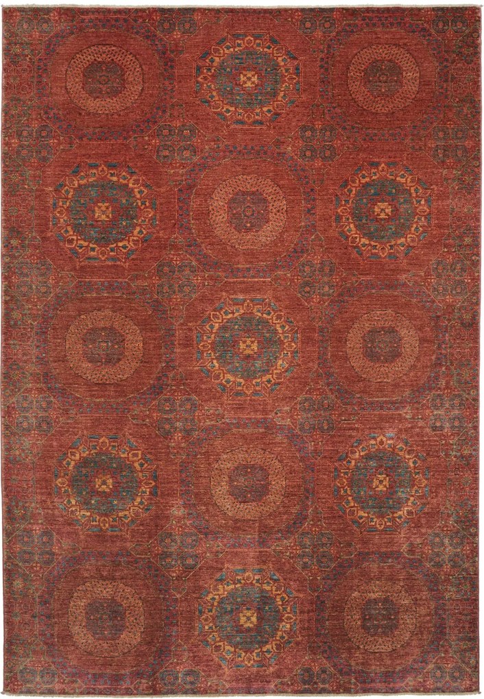 Mamluk Tappeto orientale 290 x 200 Viola (Pakistan) Annodato A Mano