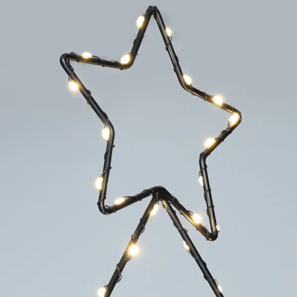 Brilagi - Decorazione natalizia da esterno a LED LED/3xAA IP44 68x29 cm albero