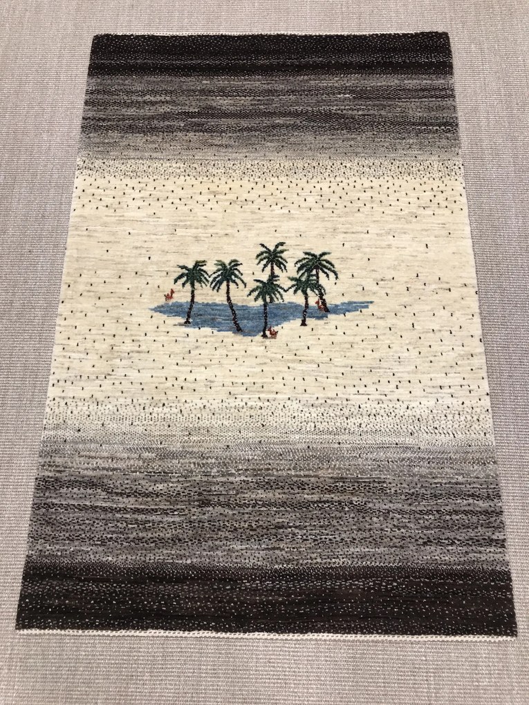 Loribaft Tappeto persiano 110 x 160 Beige (Iran) Annodato A Mano
