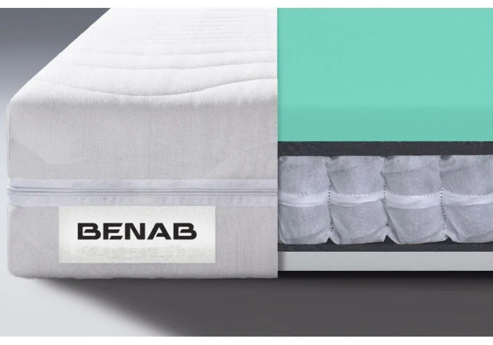 Materasso a molle duro/medio 80x200 cm Standard Pocket - BENAB