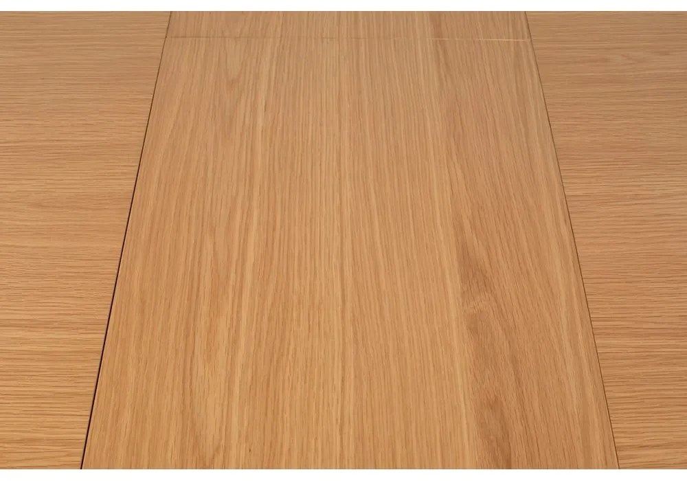 Tavolo da pranzo rotondo con piano effetto rovere allungabile con estensione ø 120 cm Twist – Zuiver