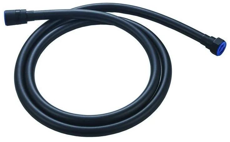Kamalu - flessibile tubo per doccia colore nero in pvc | nico-40