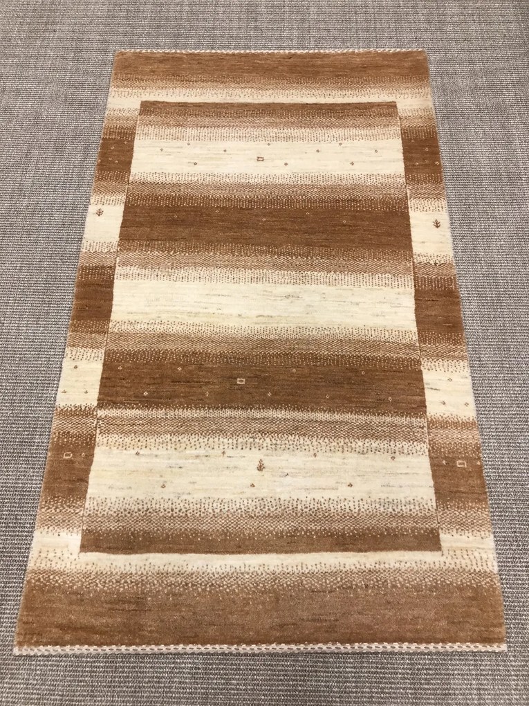 Loribaft Tappeto 140 x 80 Beige (Iran) Annodato A Mano