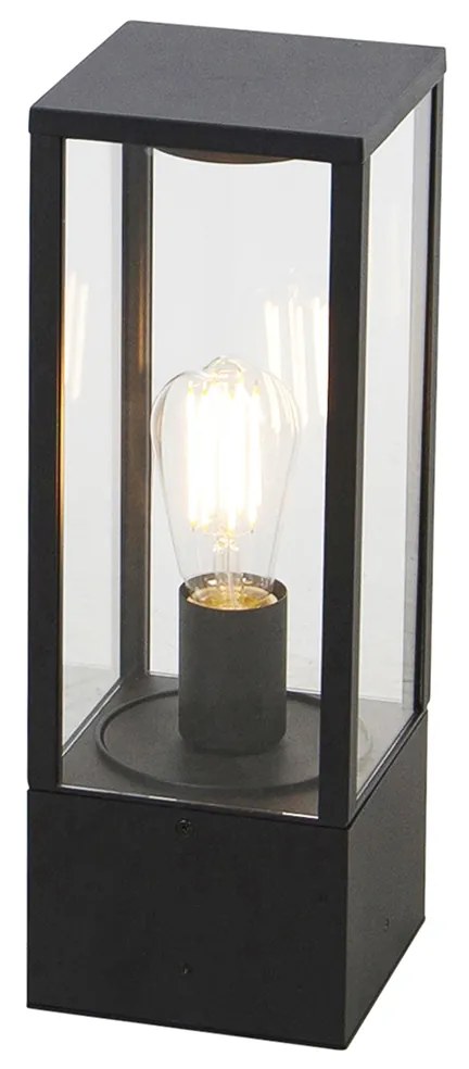 Lampada da terra industriale nera 40 cm IP44 - Charlois