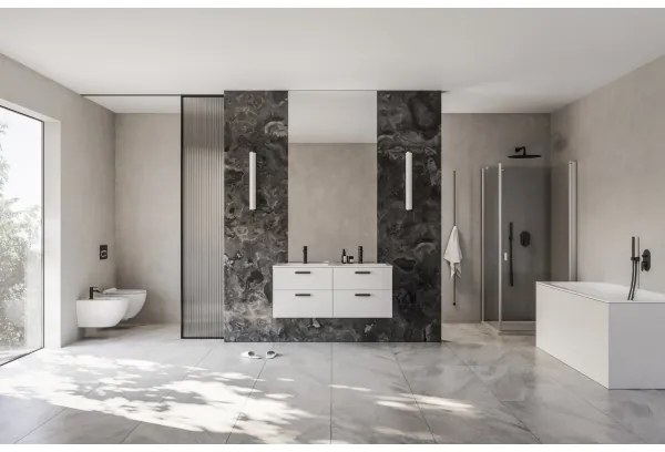 Ravak X070466 - Miscelatore doccia da incasso CHROME nero