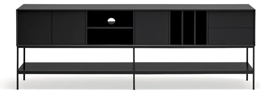 Mobile TV nero 220x74x45 cm Platt – Teulat