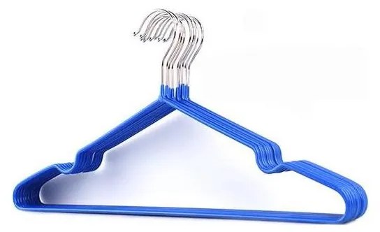 SET 6x Grucce 19,5x41 cm metallo/blu