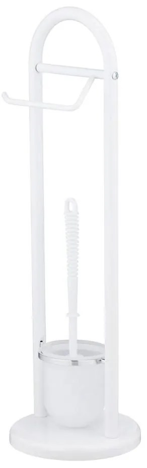 WENKO 17092100 - Scopino WC SIENA 19x63 cm bianco/satinato