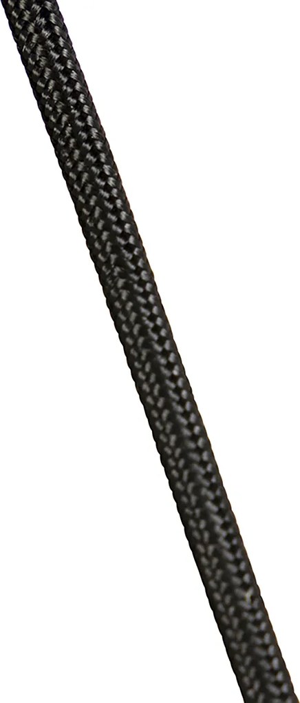 Lampada a sospensione industriale nera 5 luci - Cava