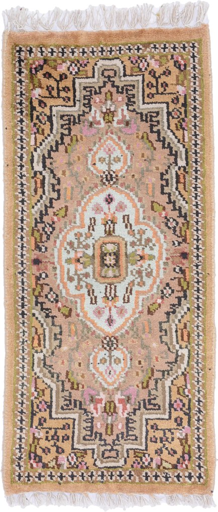Agra Tappeto orientale 30 x 60 (Indian) Annodato A Mano