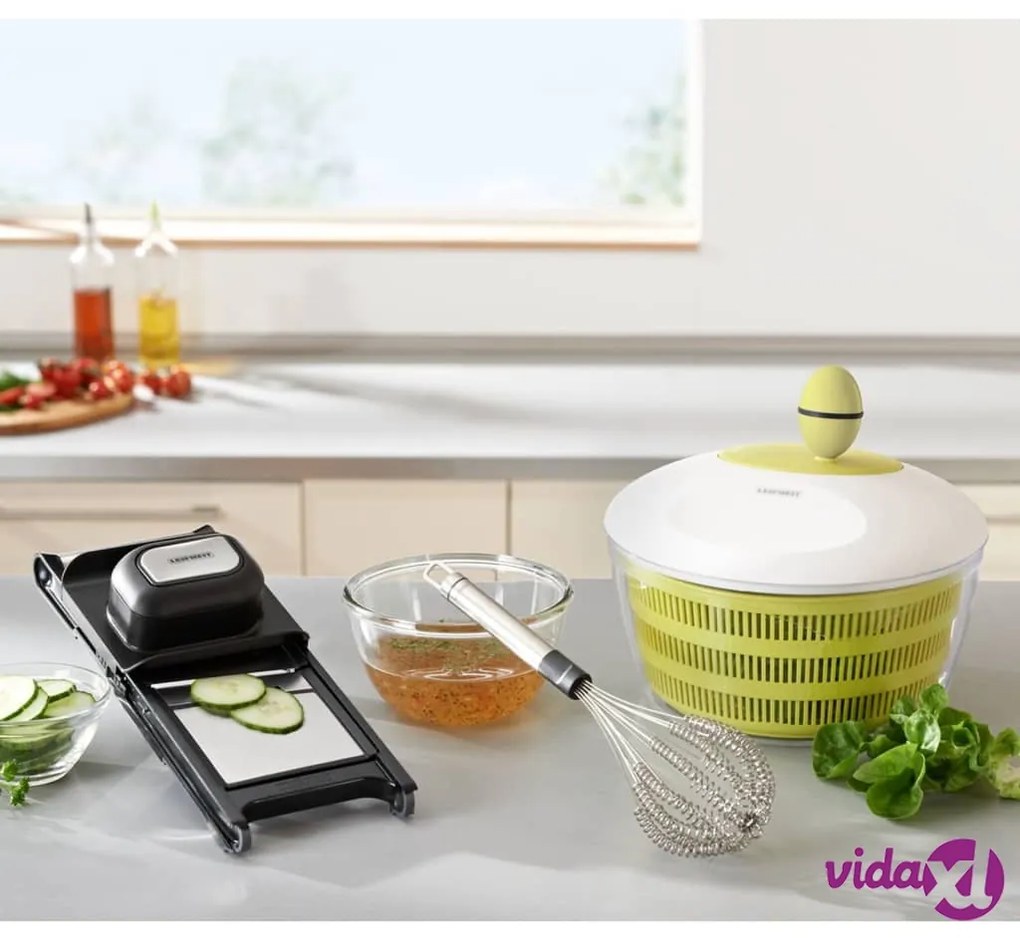 Leifheit Centrifuga per Insalata Trend 4 L Bianca e Verde