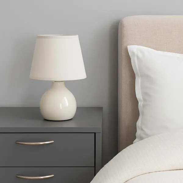 Rabalux 74076 - Lampada da tavolo INGRID 1xE14/40W/230V beige