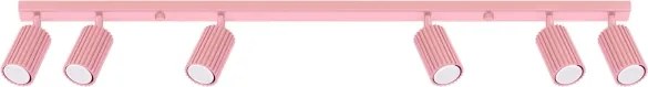 Brilagi - Plafoniera a 6 faretti CRESTO 6xGU10/10W/230V rosa