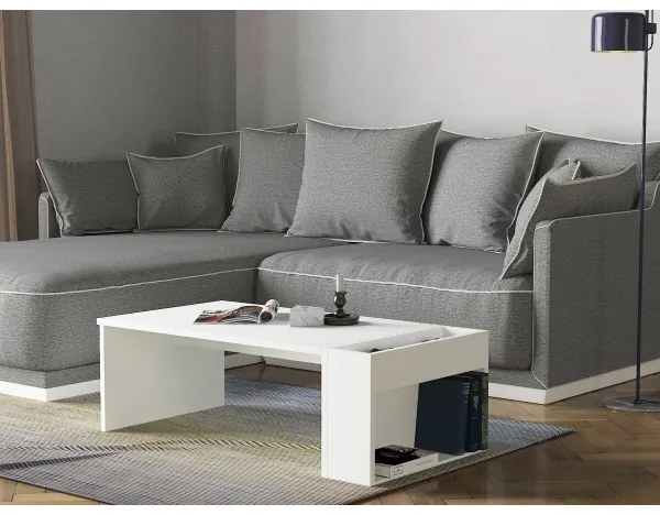 Tavolino VIEW 34x95 cm bianco