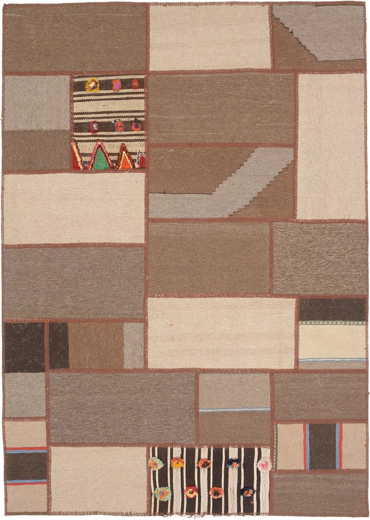 Patchwork Tappeto persiano 210 x 150 (Iran) Annodato A Mano