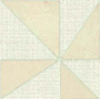 Mutina Azulej Gira Piastrella Cm 20x20 in Gres Porcellanato Bianco