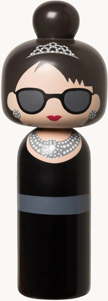 Bambola Kokeshi in legno fatto a mano Audrey