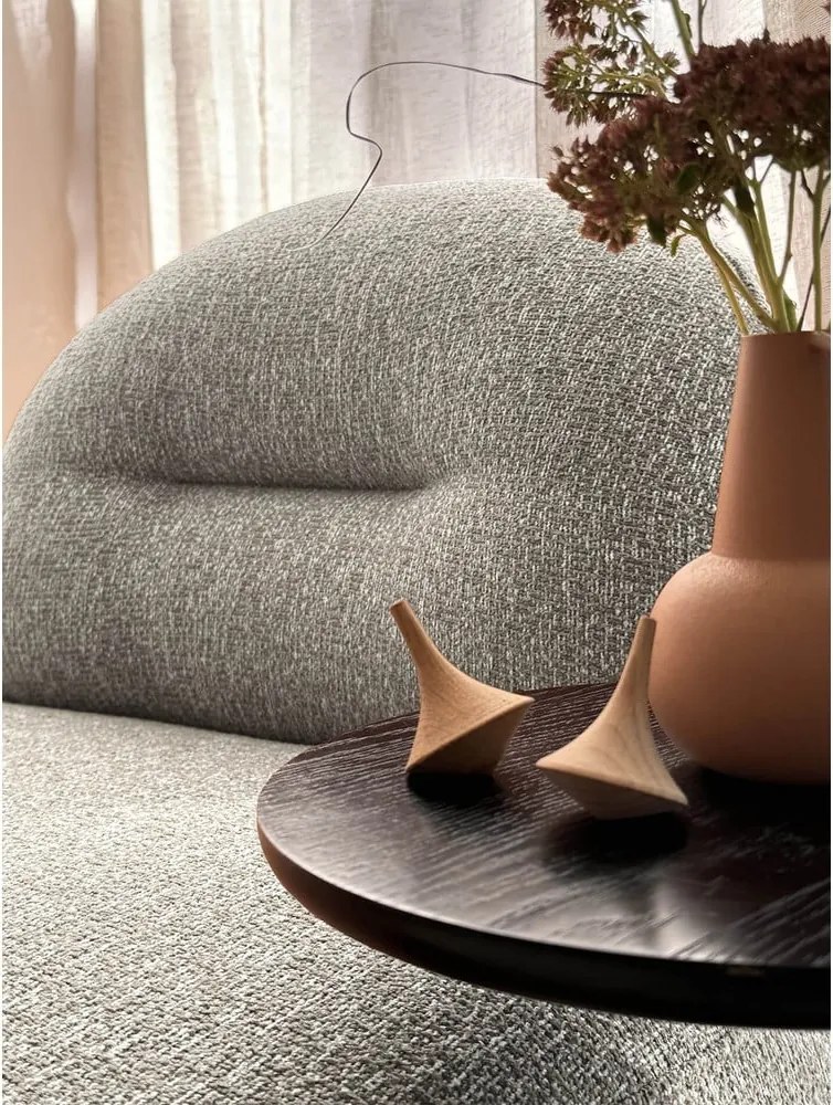 Poltrona grigia/marrone Ovo – Miuform