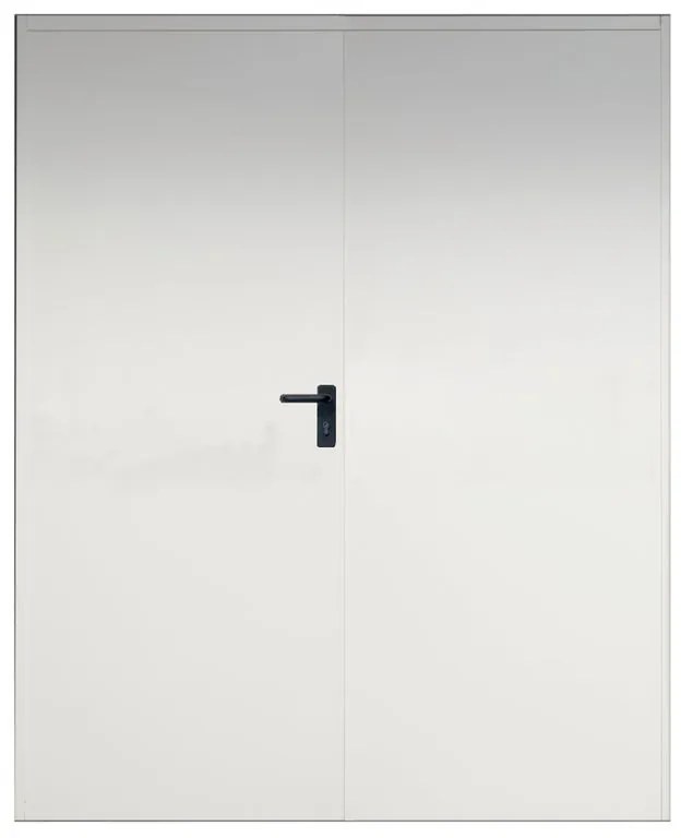 Porta doppia anta tagliafuoco battente EI2 60 avorio L 120 x H 205 cm reversibile