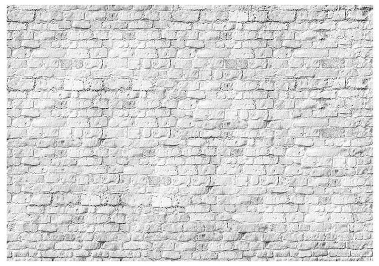 Fotomurale  White brick  Colore Bianco, Dimensioni e Misure 200x140