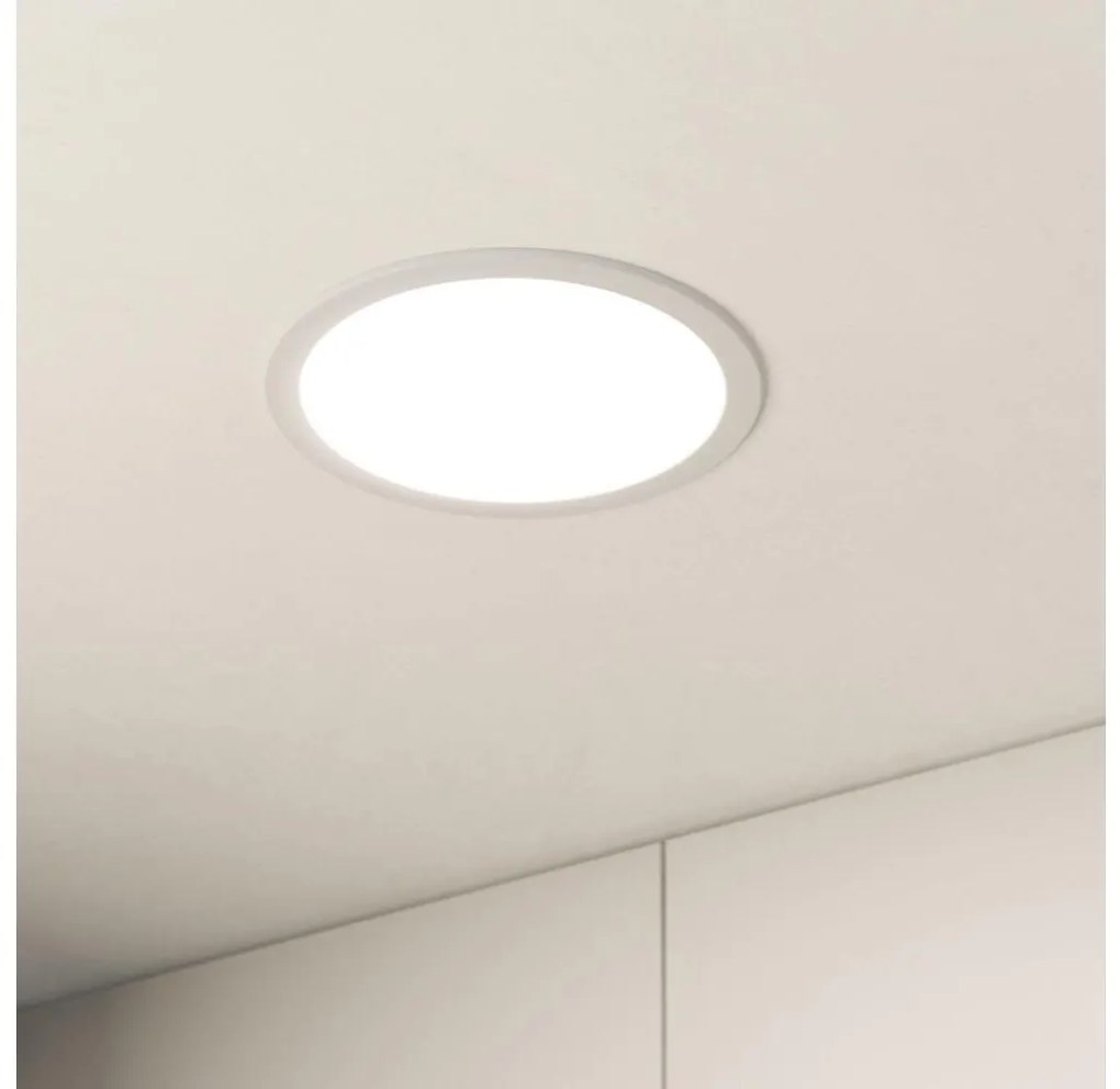Eglo 64628-Lampada LED da incasso FUEVA PRO LED/19W/230V 3000K diametro 22,5 cm bianco