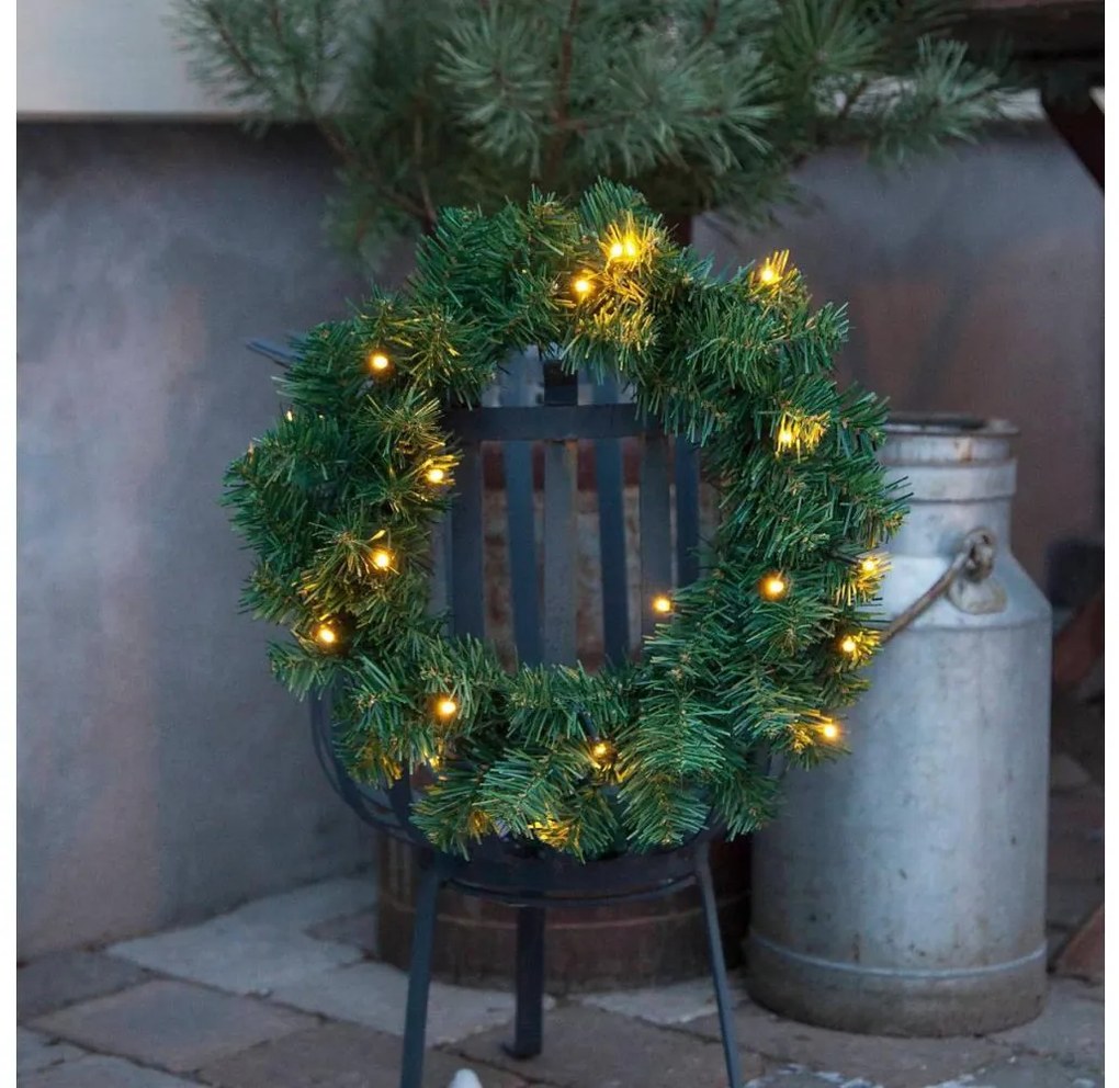 Eglo 410926 - Ghirlanda natalizia a LED per esterni con sensore 20xLED/0,064W/3xAA IP44