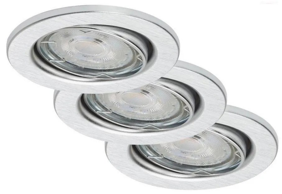 Briloner 7149-039-SET 3xLED luce da bagno dimmerabile 1xGU10/5W/230V IP23
