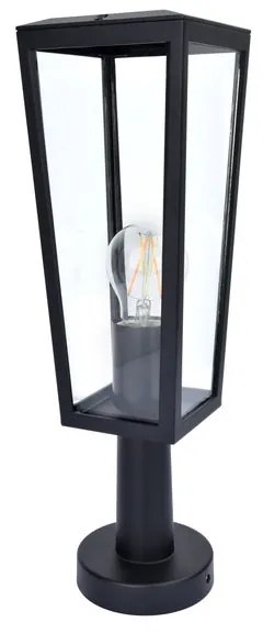 Lampione da giardino, Pine H 46.6 cm, nero, IP44 LUTEC