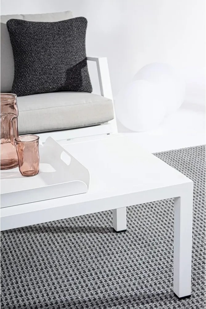 Set di mobili da giardino bianco in alluminio per 4 persone Harley – Bizzotto