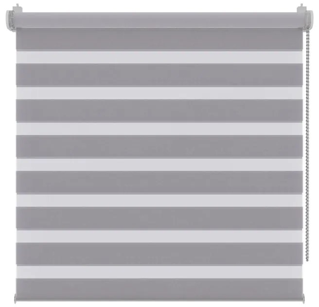 Tenda a rullo giorno / notte Orleans Velo grigio chiaro 40x160 cm