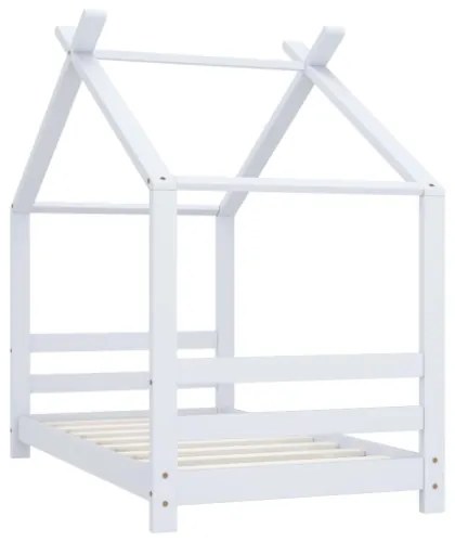 Giroletto per Bambini Bianco in Massello di Pino 70x140 cm