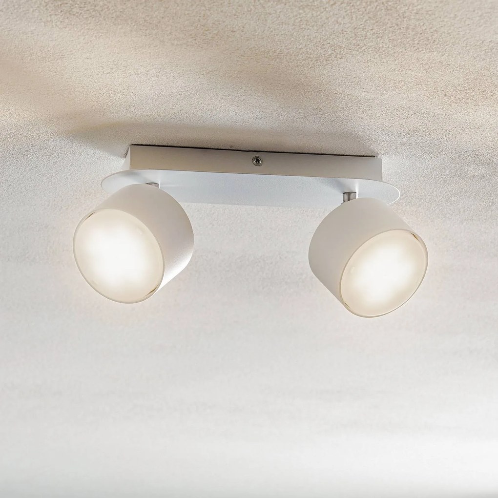 Eko-Light Faretto da soffitto Cloudy 2 luci bianco