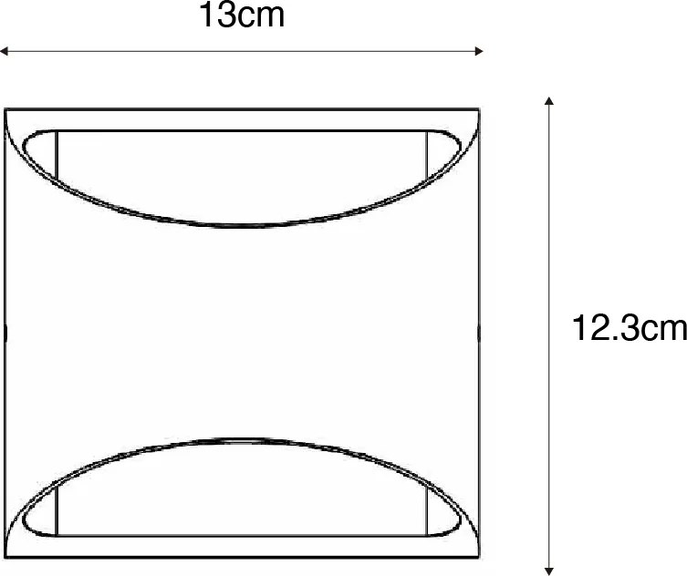 Lampada da parete per esterni moderna bianca incl. LED 2 luci IP54 - Mal
