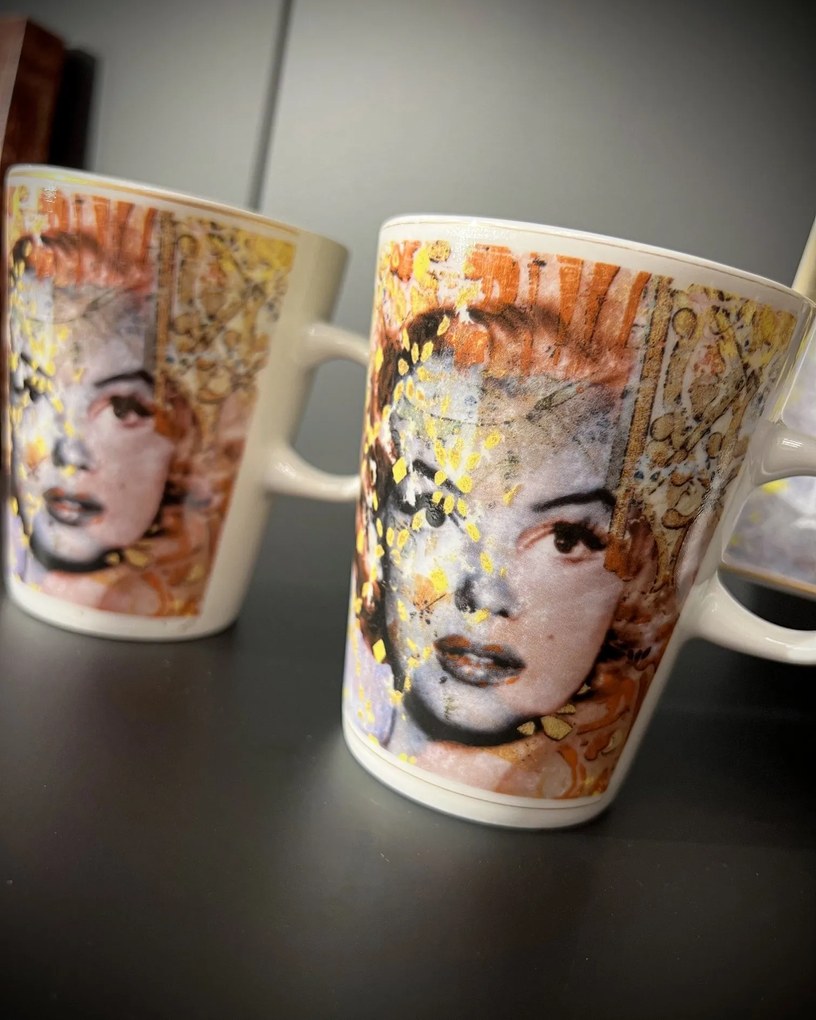 BACI MILANO Mug in porcellana Marilyn collezione "Memories"