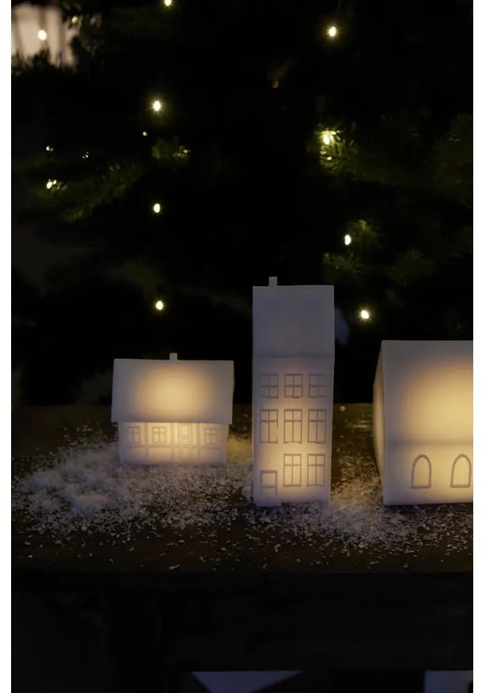 Decorazione luminosa bianca con alimentazione a batteria Copenhagen City Church – Sirius