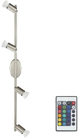 Eglo 75386 - Luce Spot a LED RGB BUZZ-C 4xGU10/4W/230V