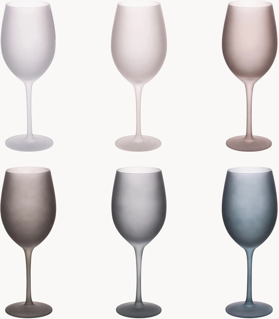 Set di 6 bicchieri da vino Happy Hour