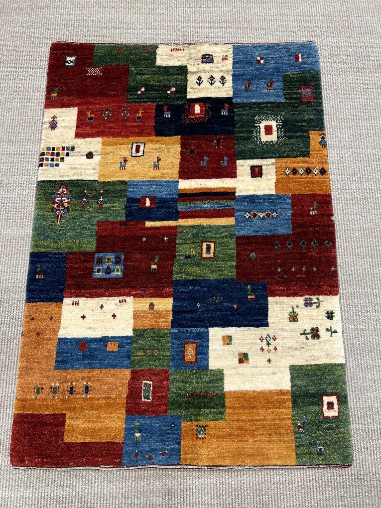 Gashguli Tappeto persiano 120 x 90 Rosso (Iran) Annodato A Mano