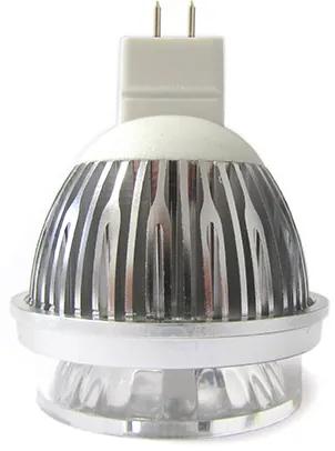 Lampada Faretto LED Dicroica MR16 GU5.3 COB 5W Bianco Freddo 12V Con Lente Fisheye