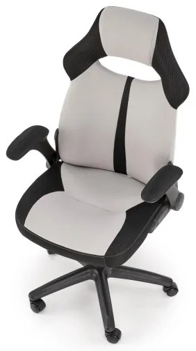 Sedia da ufficio BOB nera/grigia