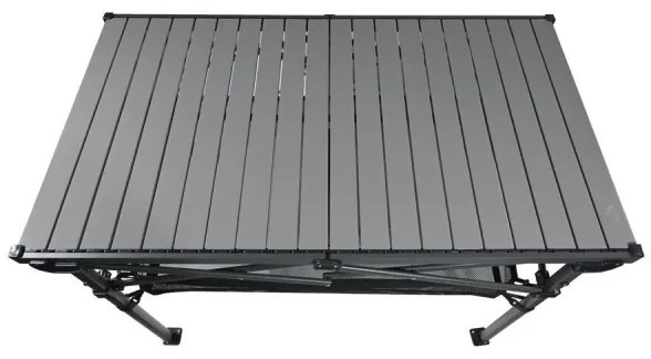 Tavolo da campeggio pieghevole 118x70 cm antracite