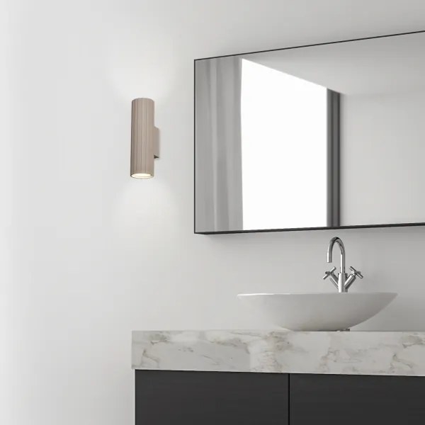 Brilagi - Lampada da parete CRISPINA 2xGU10/10W/230V 20 cm beige