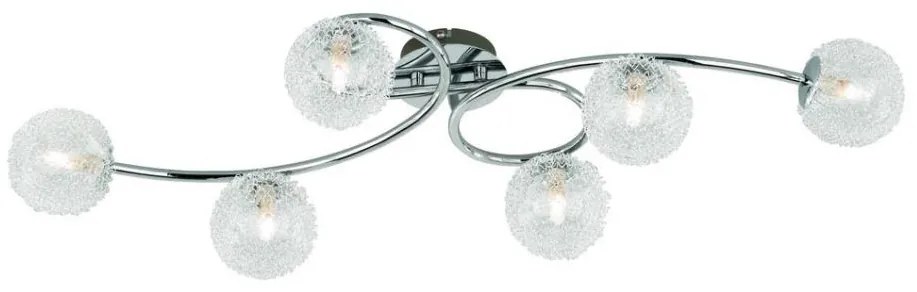 Reality - Lampadario a plafone WIRE 6xG9/28W/230V