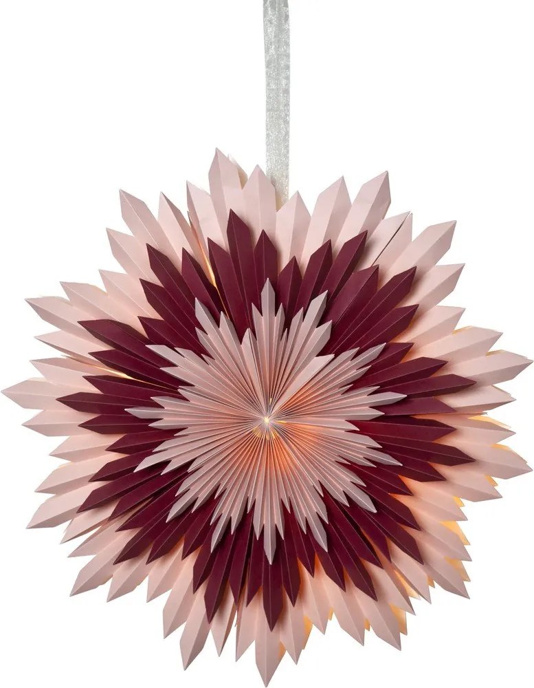 Decorazione natalizia rosa , ø 60 cm Ice - Star Trading