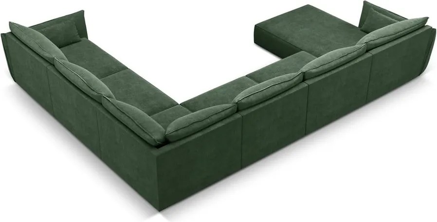 Divano angolare verde scuro (angolo destro) Vanda - Mazzini Sofas